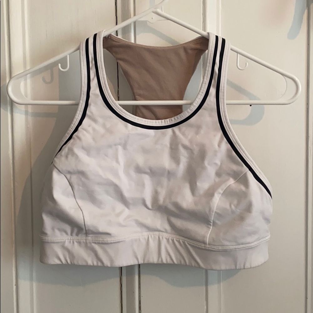 Lululemon white sports bra - worn ONCE